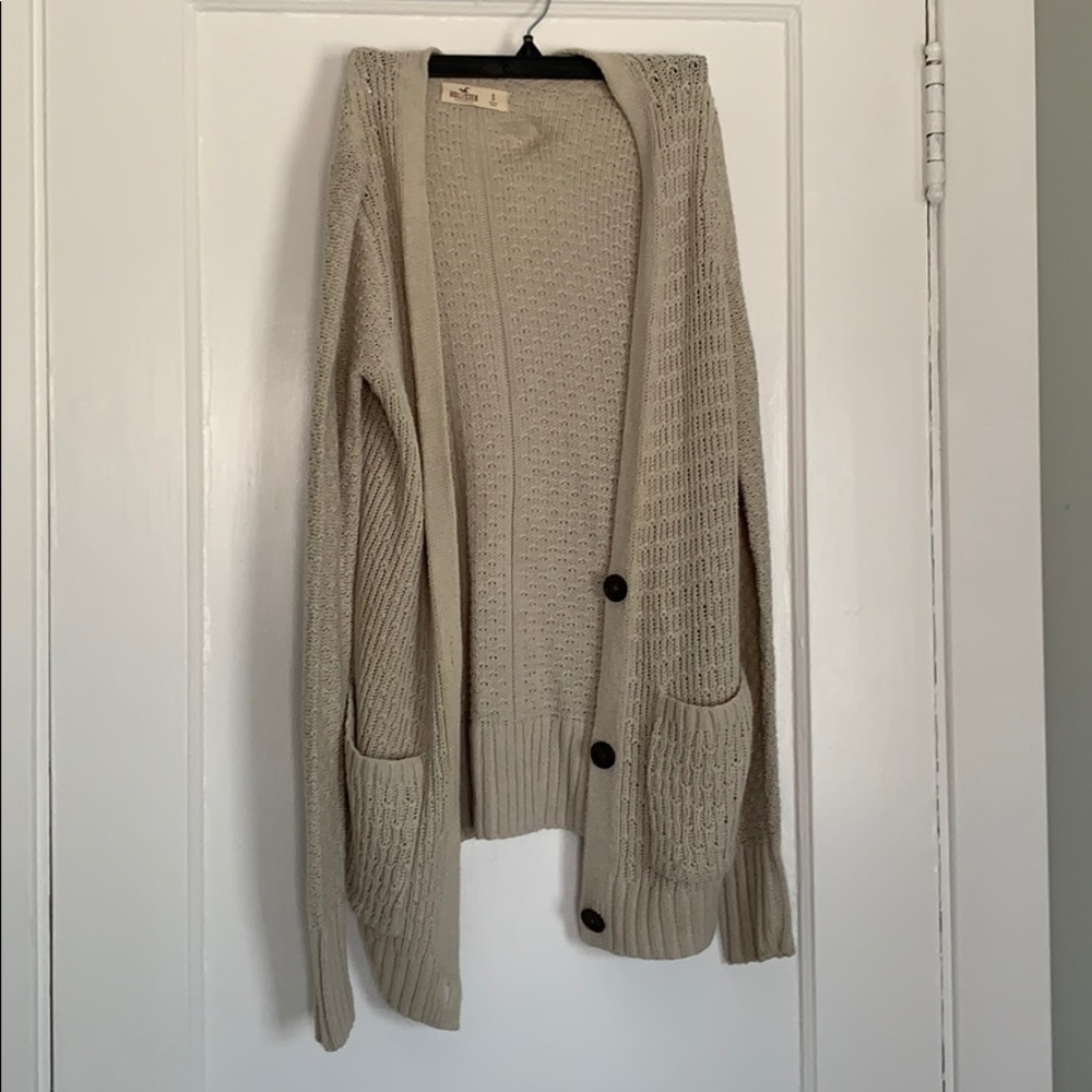 Tan cardigan